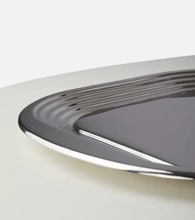 Shop Tom Dixon Form Tray In Sil