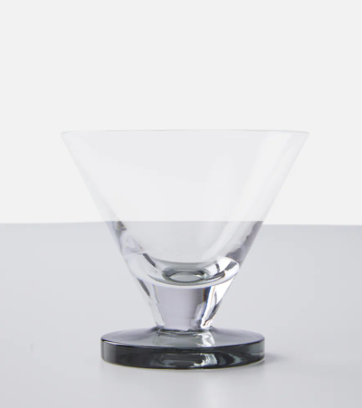 Shop Tom Dixon Puck Set Of 2 Cocktail Glasses In Tra