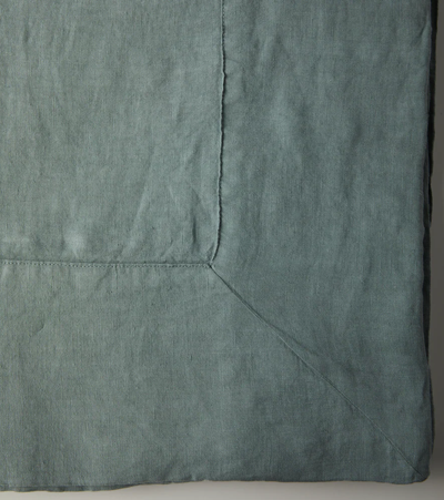 Shop Once Milano Linen Tablecloth In Grn