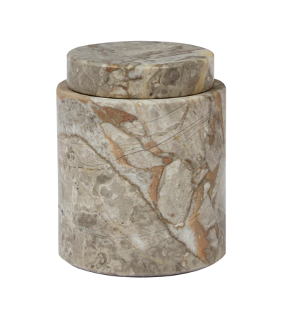 Shop Michaël Verheyden Cont Small Marble Container In Gry
