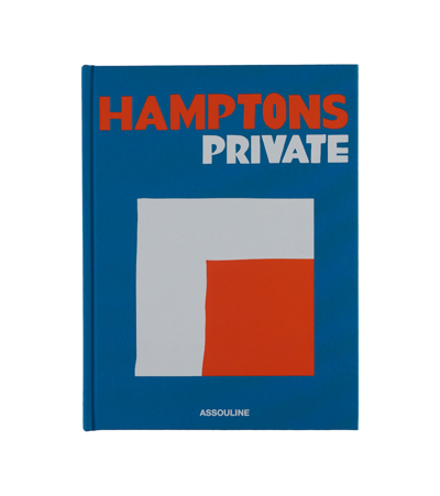 Shop Assouline Hamptons Private Book In Blu