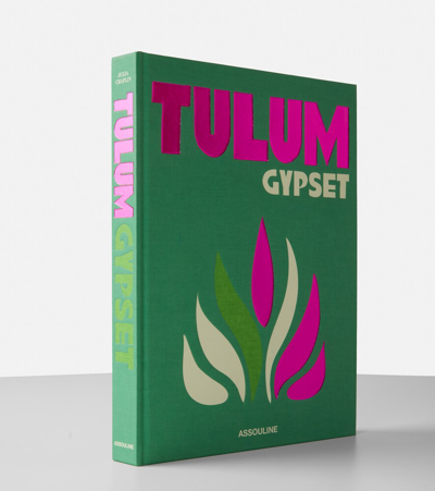 Shop Assouline Tulum Gypset Book In Grn