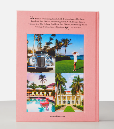 Shop Assouline Palm Beach Book In Pin