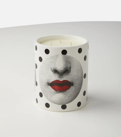 Shop Fornasetti Profumi X Comme Des Garçons Comme Des Fornà Large Otto Candle In Whi