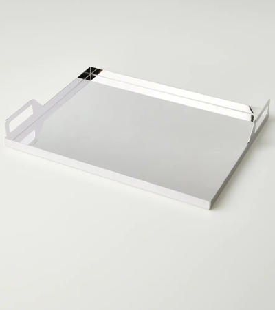 Shop Sambonet Gio Ponti Stainless Steel Tray In Sil