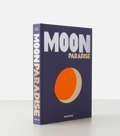 Shop Assouline Moon Paradise Book In Blu