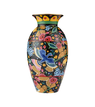Shop La Doublej Amphora Colombo Tall Vase In Blk