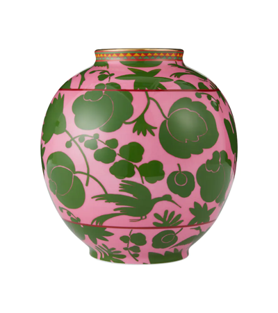 Shop La Doublej Wildbird Bubble Medium Vase In Pin