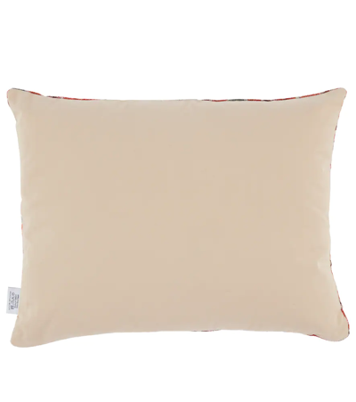 Shop Les-ottomans Cotton And Silk Velvet Cushion