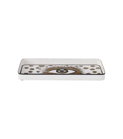 Shop Les-ottomans Eye Iron Tray In Mul