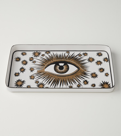 Shop Les-ottomans Eye Iron Tray In Mul