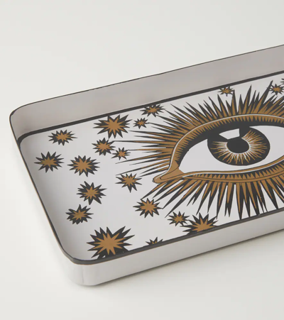 Les-ottomans Eye Iron Tray In Mul