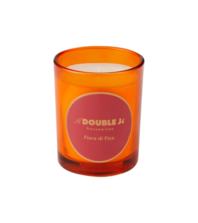 Shop La Doublej Fiore Del Fico Candle In Red