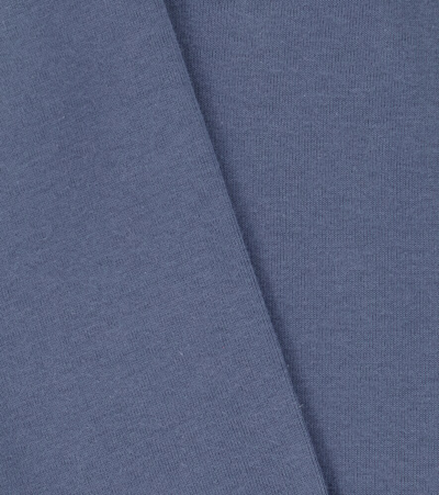 Shop Bonpoint Baby Timi Cotton Pajama Set In Bleu Gris