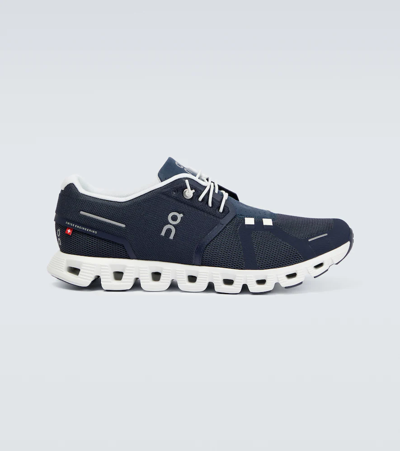 Shop On Cloud 5 Running Shoes In Midnight/white