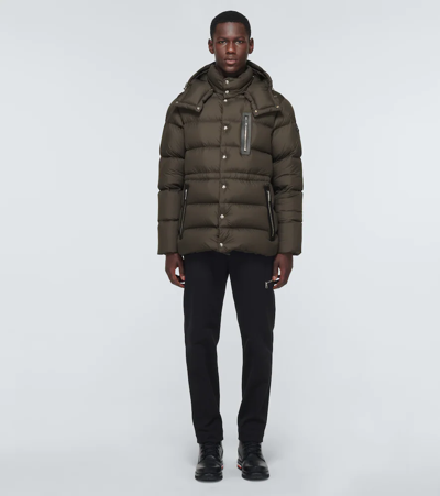 Shop Moncler Quilted Down Jacket In Black