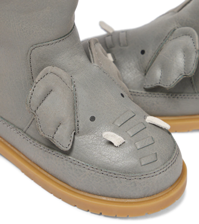 Shop Donsje Wadudu Leather Boots In Mist Leather