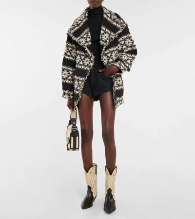 Isabel Marant Duerto Leather Cowboy Boots In Multi