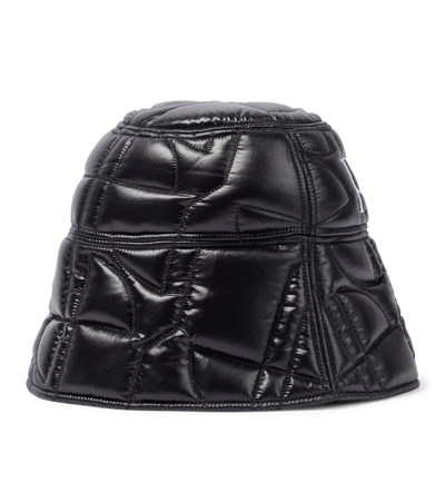 Shop Patou Logo Quilted Bucket Hat In Black