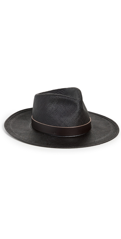 Shop Janessa Leone Leni Hat In Black