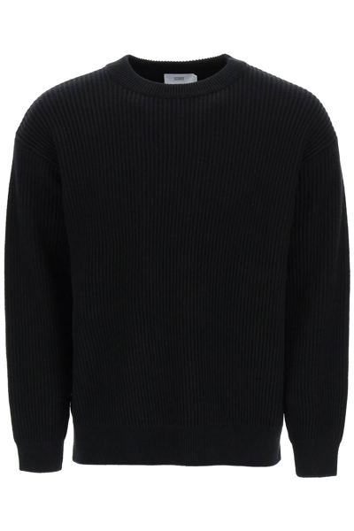 Shop Closed Wool Cotton Sweater In Black