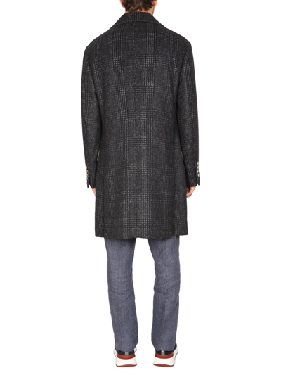 Shop Brunello Cucinelli Double-breasted Coat In Blue