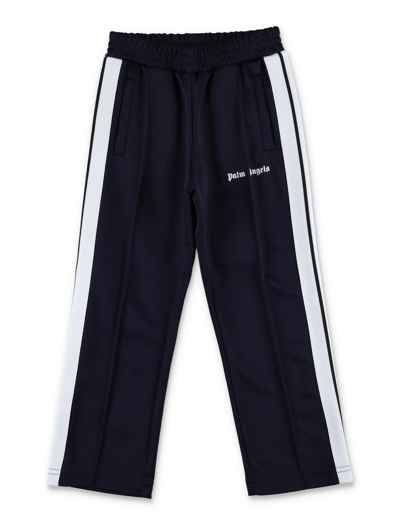 Shop Palm Angels Classic Logo Track Pant In Navy