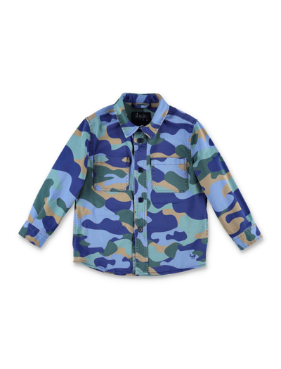 Shop Il Gufo Camouflage Jacket In Multi