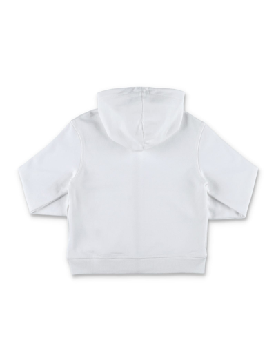 Shop Dsquared2 Icon Zip Hoodie In White