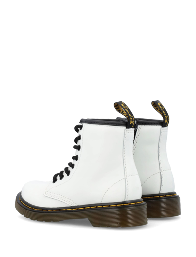 Shop Dr. Martens' Leather Ankle Boots In White