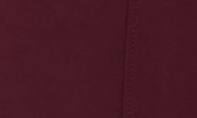 Sebby Water-resistant Hooded Double-breasted Trench Coat In Burgundy