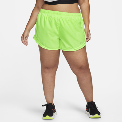 Shop Nike Women's Tempo Running Shorts (plus Size) In Green