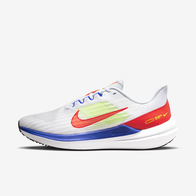 Shop Nike Men's Air Winflo 9 Road Running Shoes In White