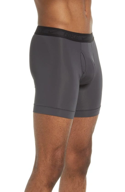 Shop Nike 3-pack Dri-fit Ultra Stretch Micro Boxer Briefs In Wolf Grey/ Anthracite/ Black
