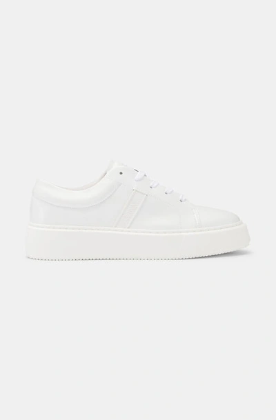 Shop Ganni Vegea Sneakers In White