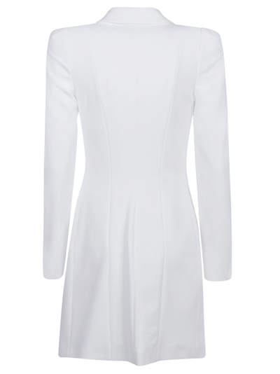 Shop Elisabetta Franchi Women's White Other Materials Dress