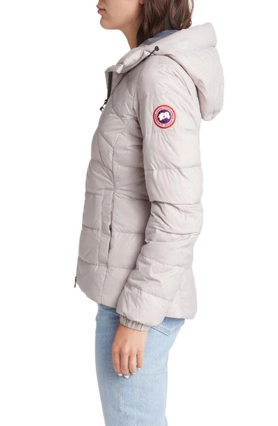 Shop Canada Goose Abbott Packable Hooded 750 Fill Power Down Jacket In Lucent Rose
