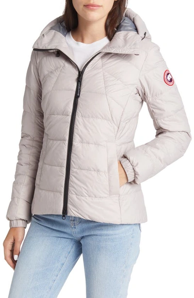 Shop Canada Goose Abbott Packable Hooded 750 Fill Power Down Jacket In Lucent Rose