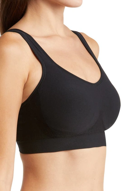 Shapermint Daily Comfort Wireless Contour Bra In Black