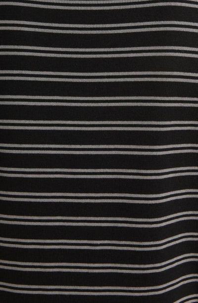 Shop Kenzo Splice Stripe Wool Sweater In Misty Grey