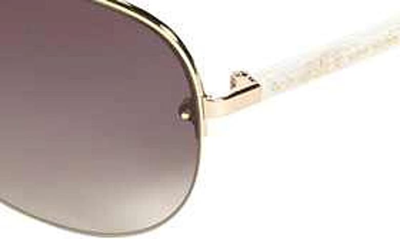 Kate Spade 'beryls' 59mm Sunglasses - Rose Gold In Rose Gold/white Gradient  | ModeSens