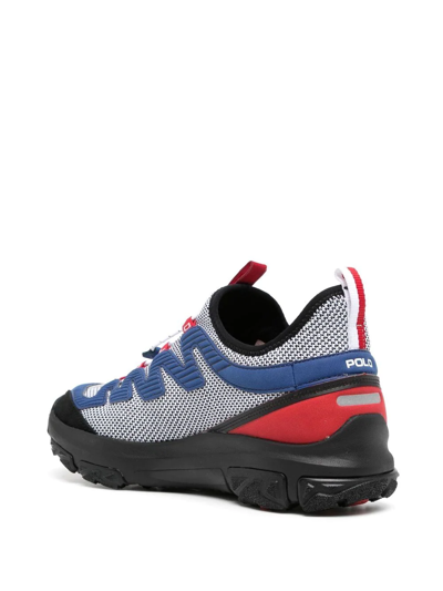 Polo Ralph Lauren Adventure 300lt Panelled Sneakers In Schwarz