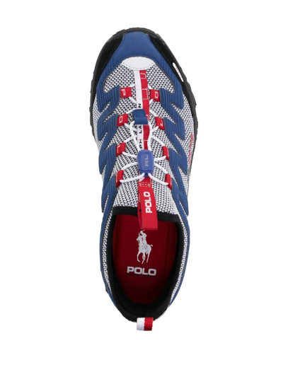 Polo Ralph Lauren Adventure 300lt Panelled Sneakers In Schwarz