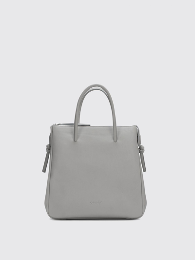 Shop Marsèll Sacco Bag In Leather In Charcoal