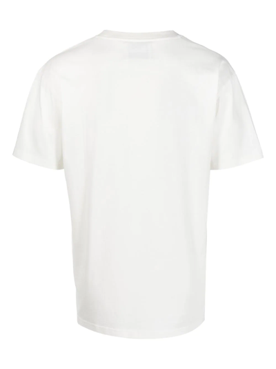 Shop Henrik Vibskov Graphic-print Detail T-shirt In White