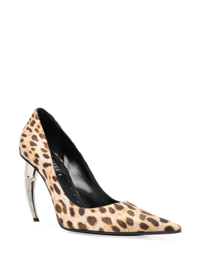 Roberto Cavalli Leopard-print Pumps In Brown