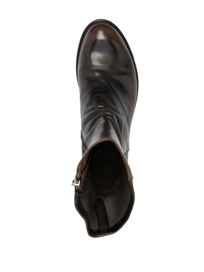 Officine Creative Lison Ankle Boots In Brown