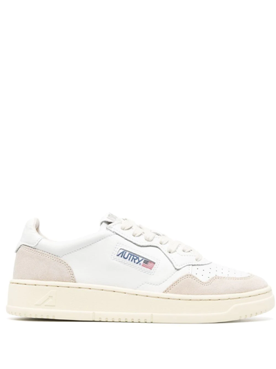 Shop Autry Medalist Low-top Sneakers In White - White
