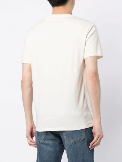 Polo Ralph Lauren Embroidered Polo Pony T-shirt In Neutrals