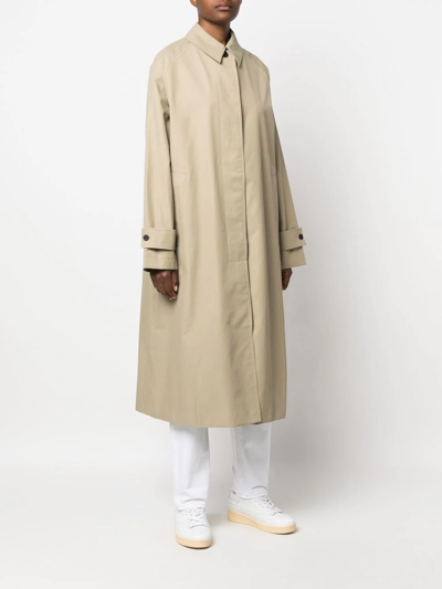 Studio Nicholson Everyday Mac Outerwear Clothing In Neutral